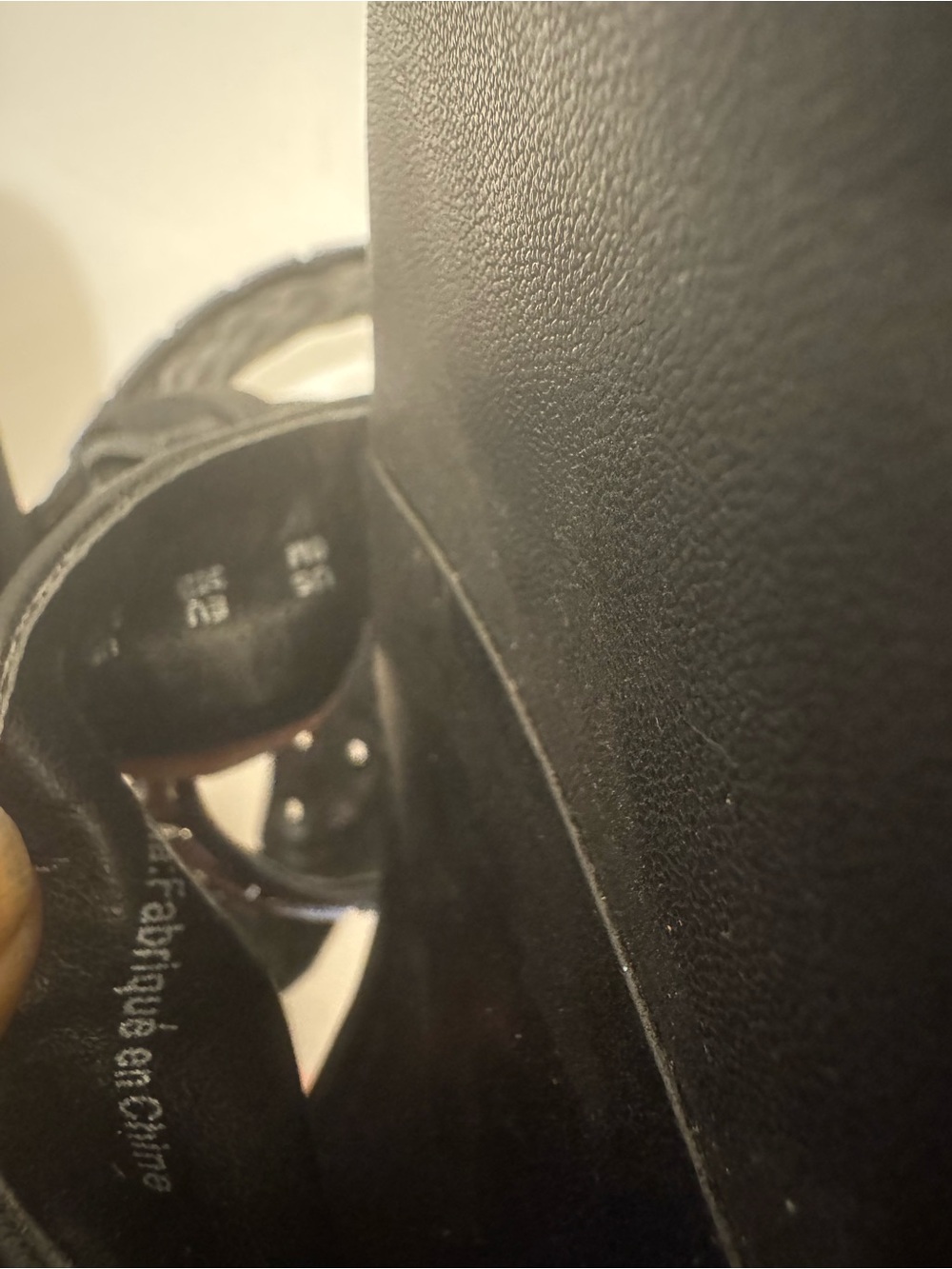 DKNY Black Heeled Sandals with Silver Stud Accents - Picture 6 of 7